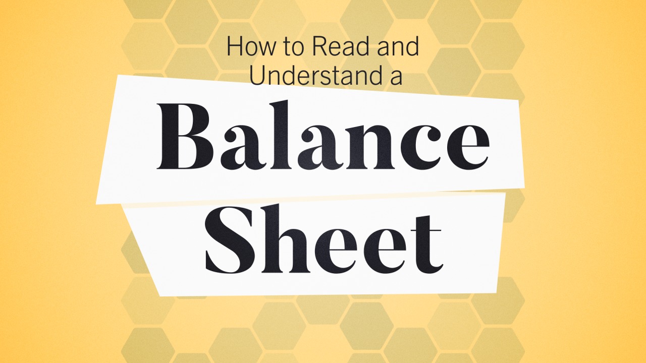 balance sheet for business plan